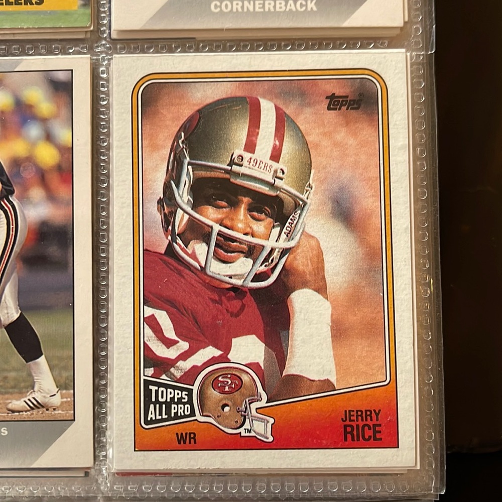 Topps all pro Jerry rice card